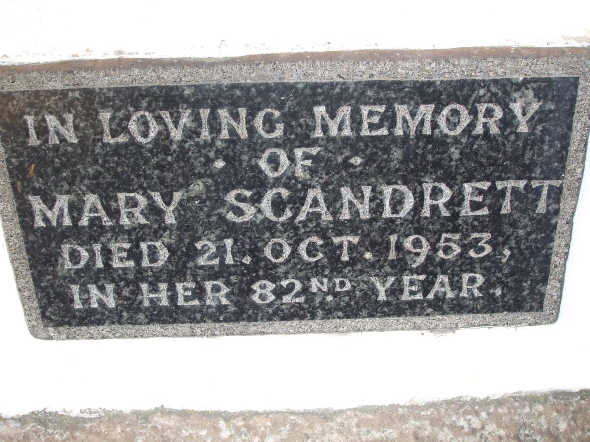 SCANDRETT Mary -1953
