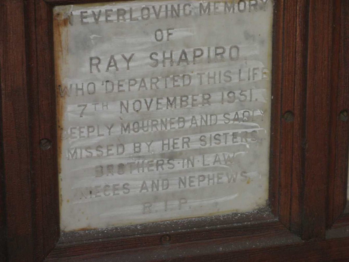 SHAPIRO Ray -1951