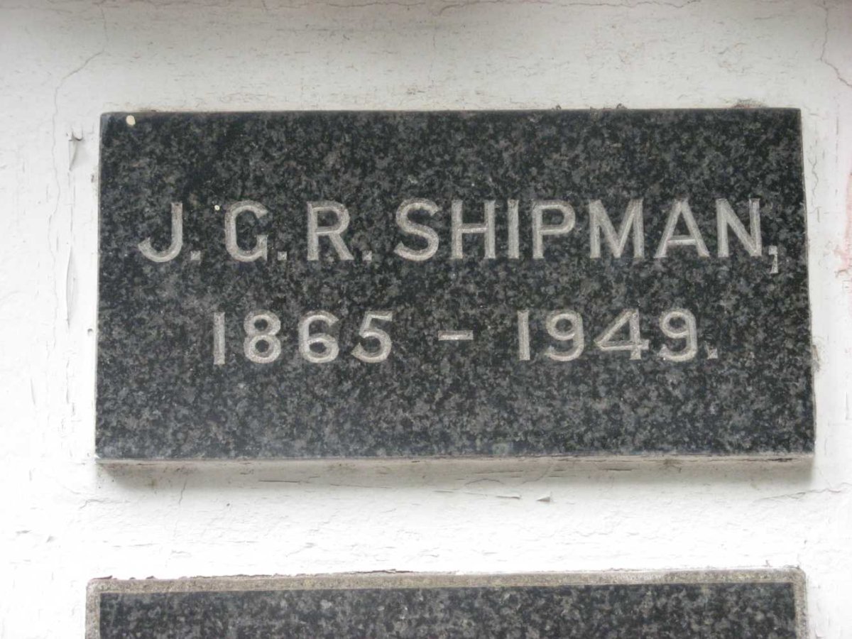 SHIPMAN J.G.R. 1865-1949