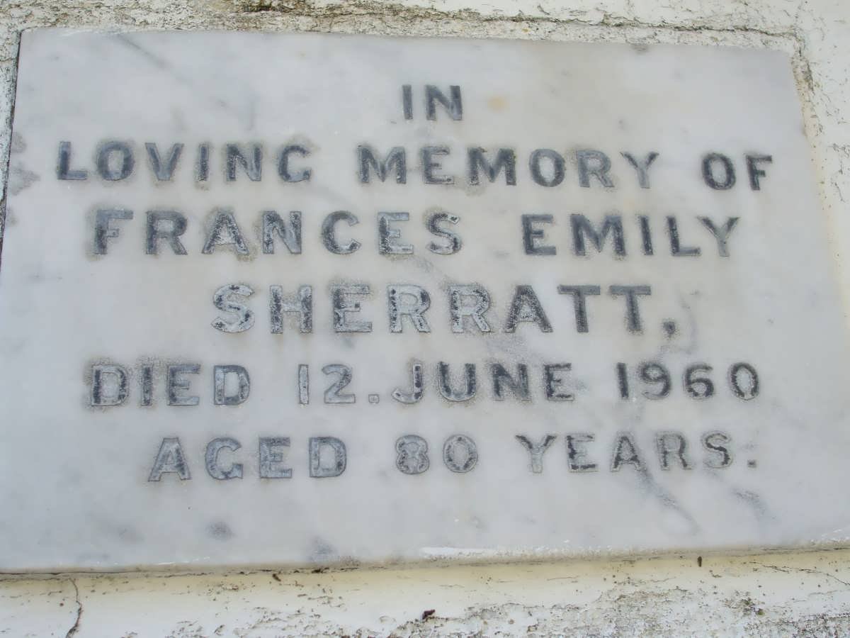 SHERRATT Frances Emily -1960