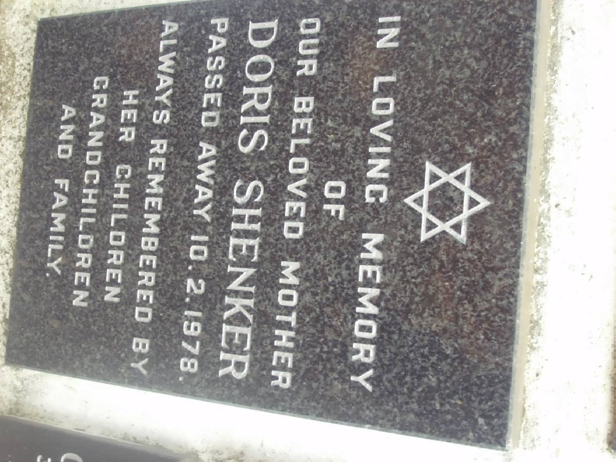 SHENKER Doris -1978
