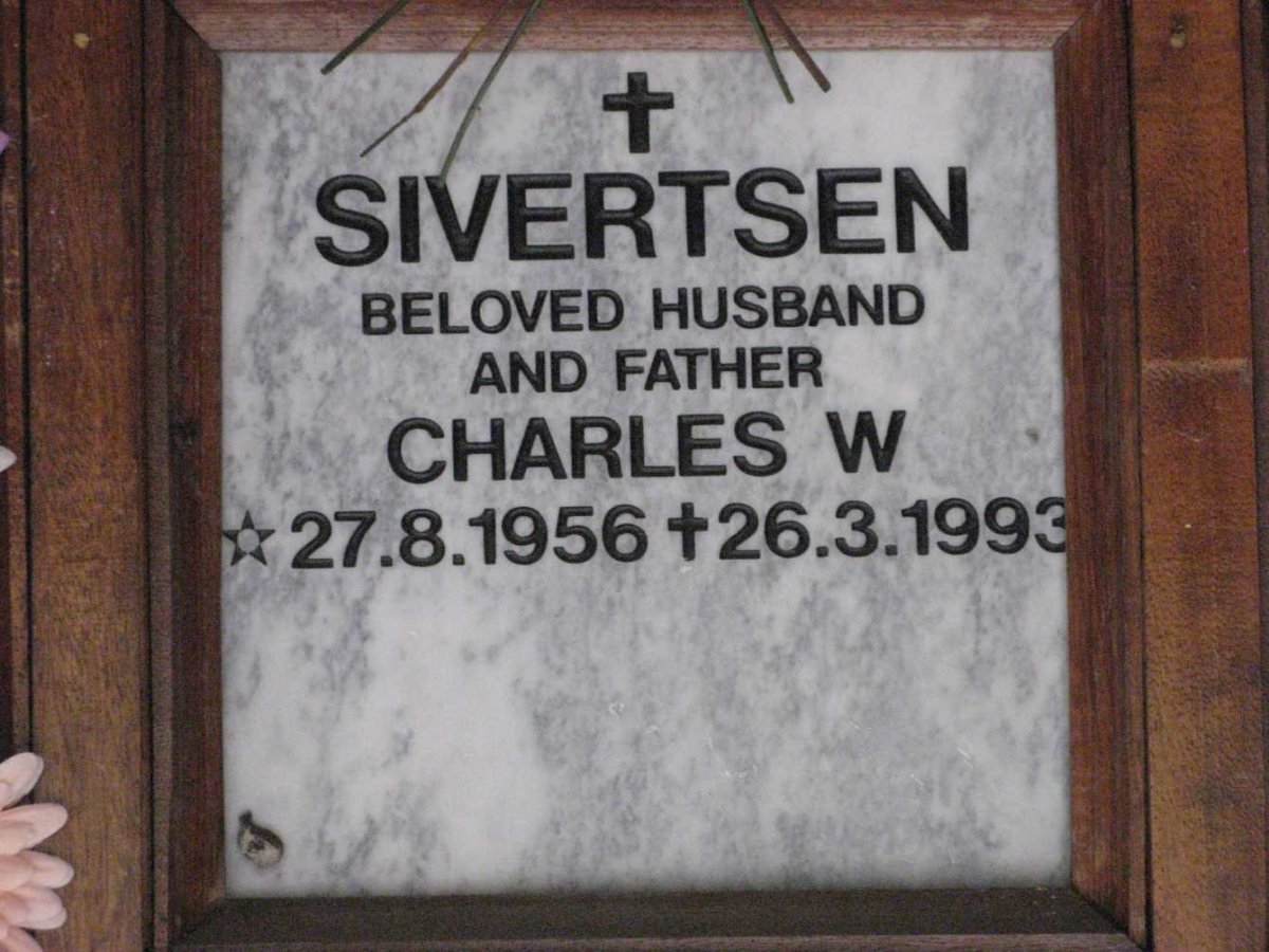 SIVERTSEN Charles W. 1956-1993