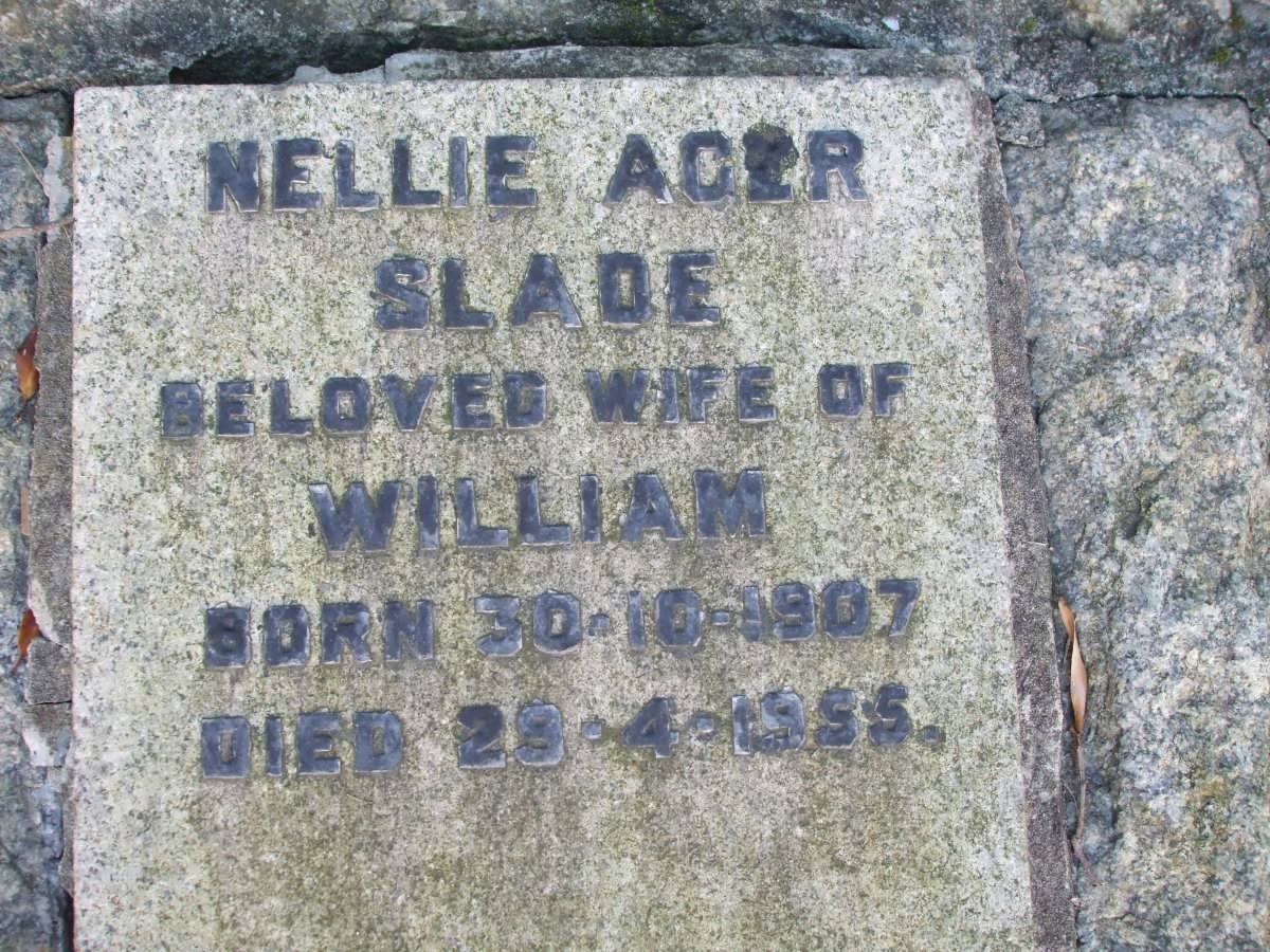 SLADE Nellie Acer 1907-1955