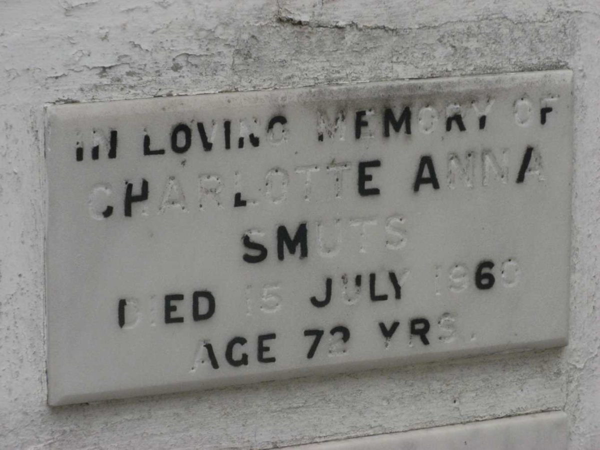 SMUTS Charlotte Anna -1960