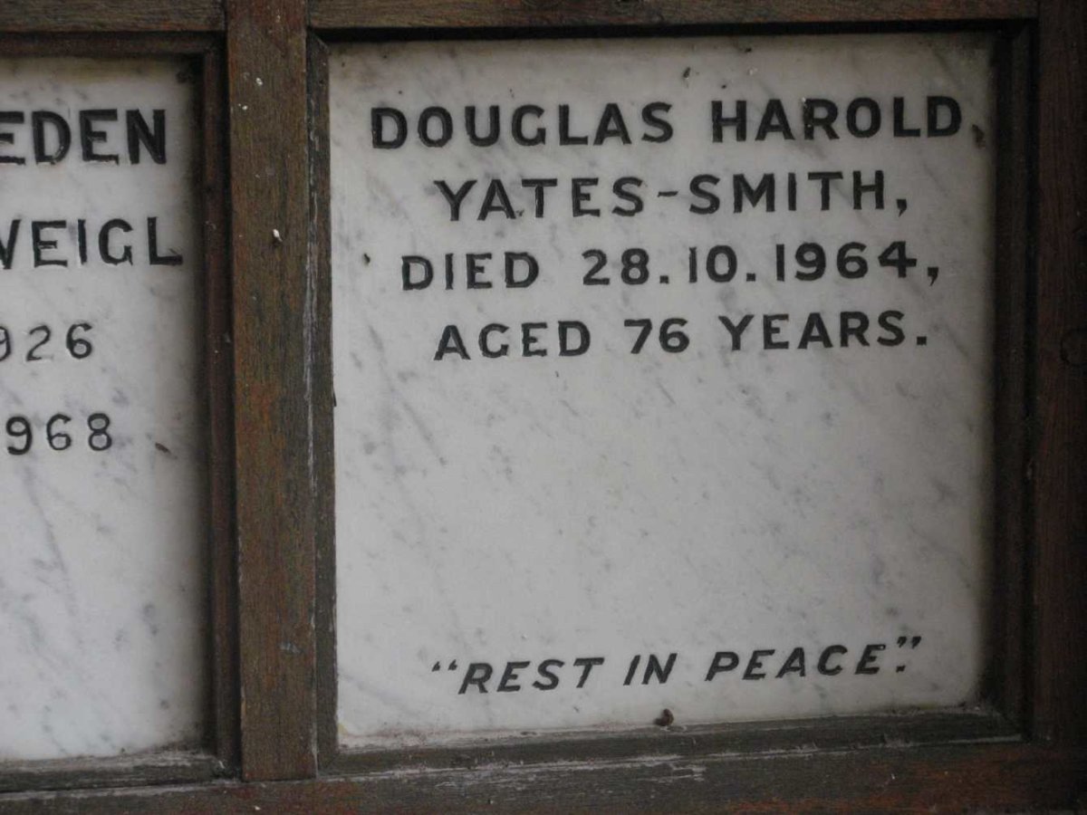 SMITH Douglas Harold, YATES -1964