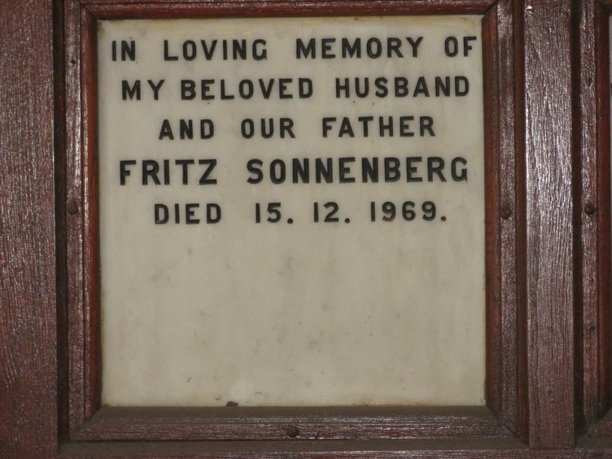 SONNENBERG Fritz -1969