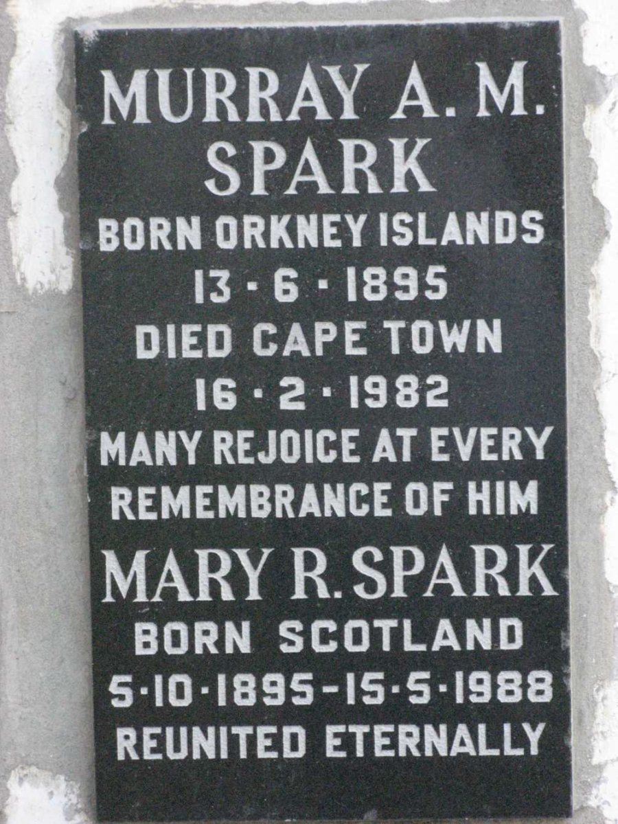 SPARK Murray A.M. 1895-1982 &amp; Mary R. 1895-1988
