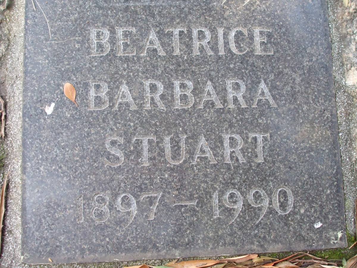 STUART Beatrice Barbara 1897-1990