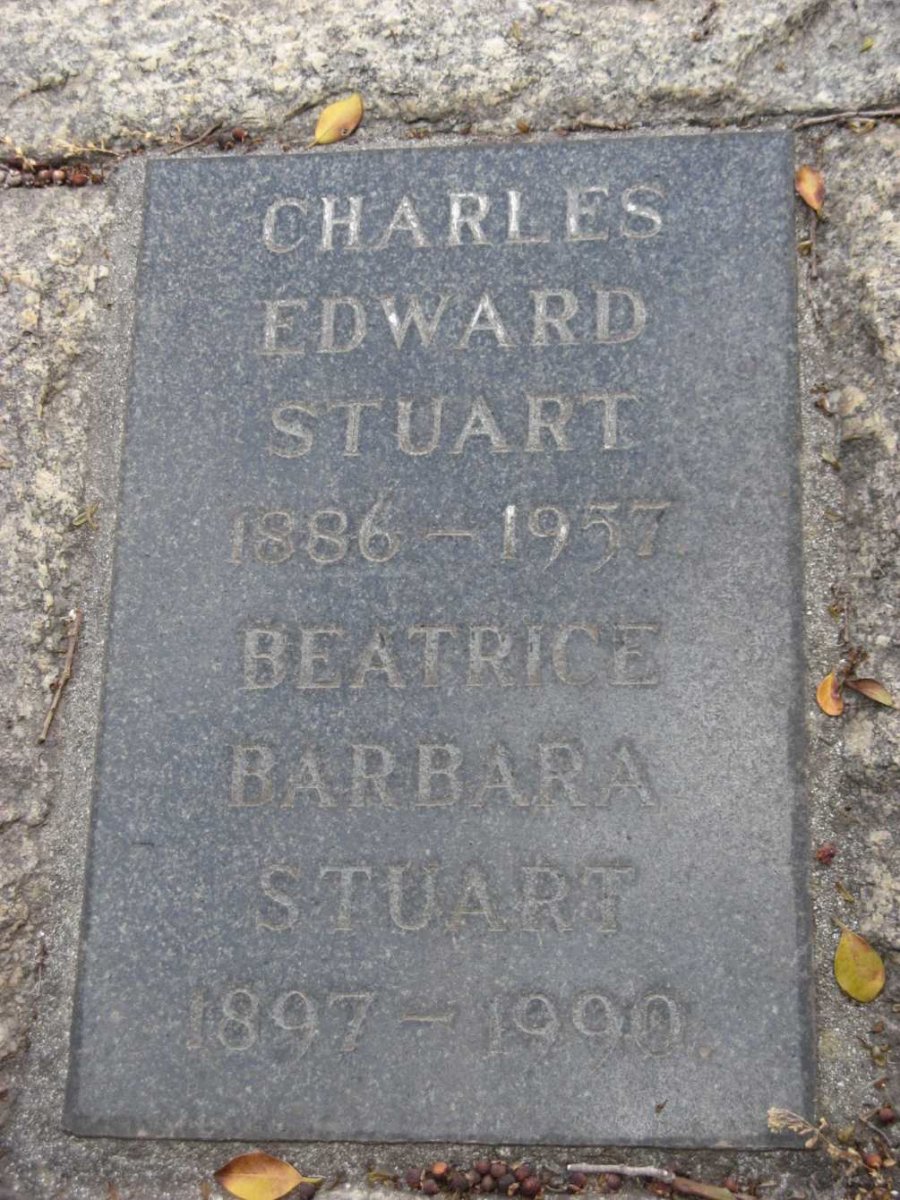 STUART Charles Edward 1886-1957 &amp; Beatrice Barbara 1897-1990