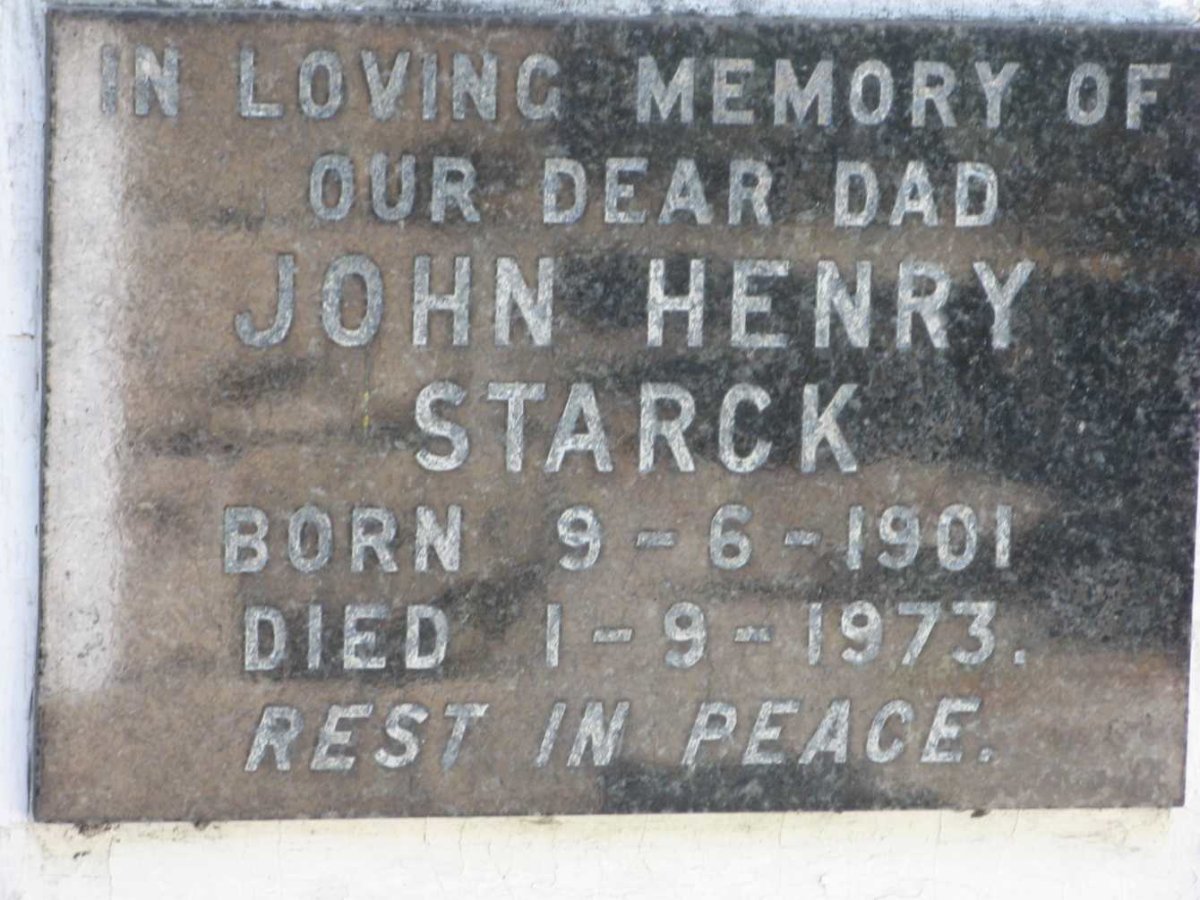 STARCK John Henry 1901-1973