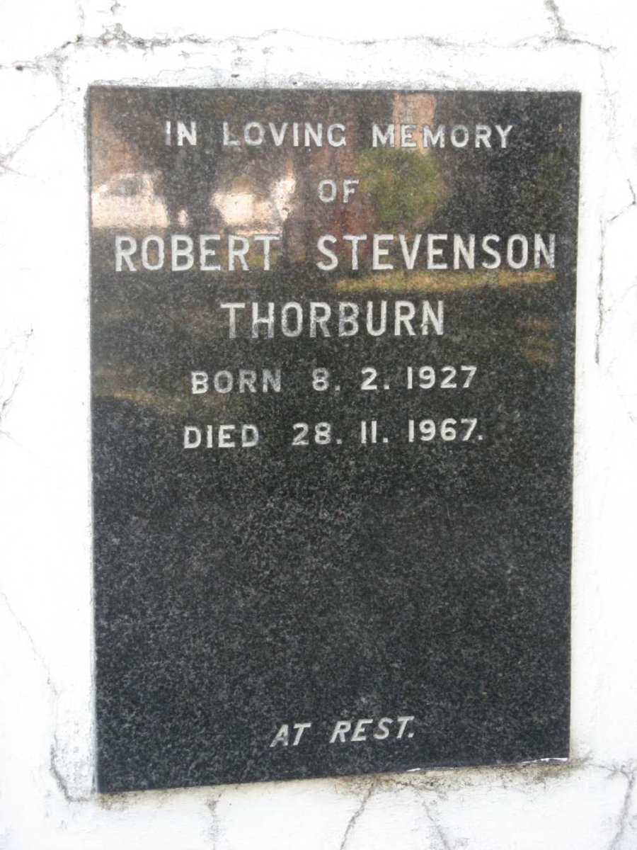 THORBURN Robert Stevenson 1927-1967