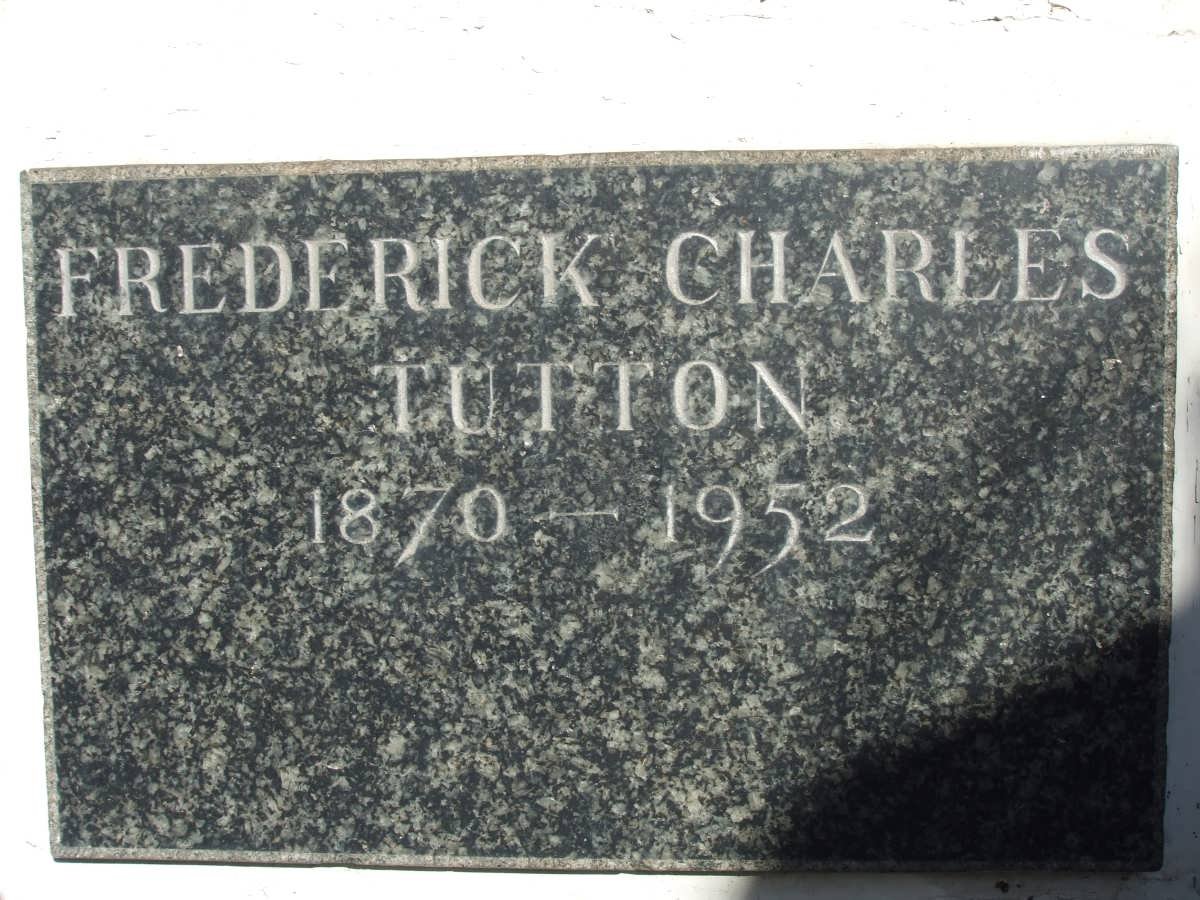 TUTTON Frederick Charles 1870-1952