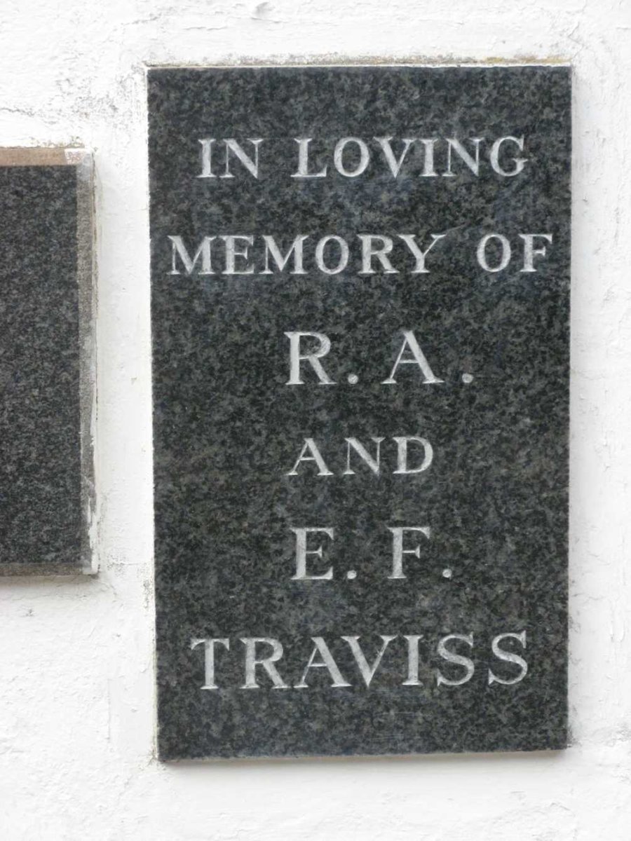 TRAVISS R.A. &amp; E.F.