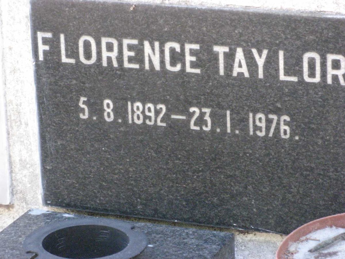TAYLOR Florence 1892-1976