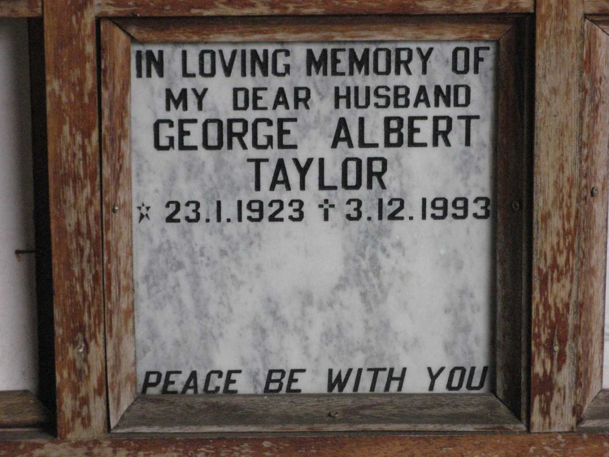 TAYLOR George Albert 1923-1993
