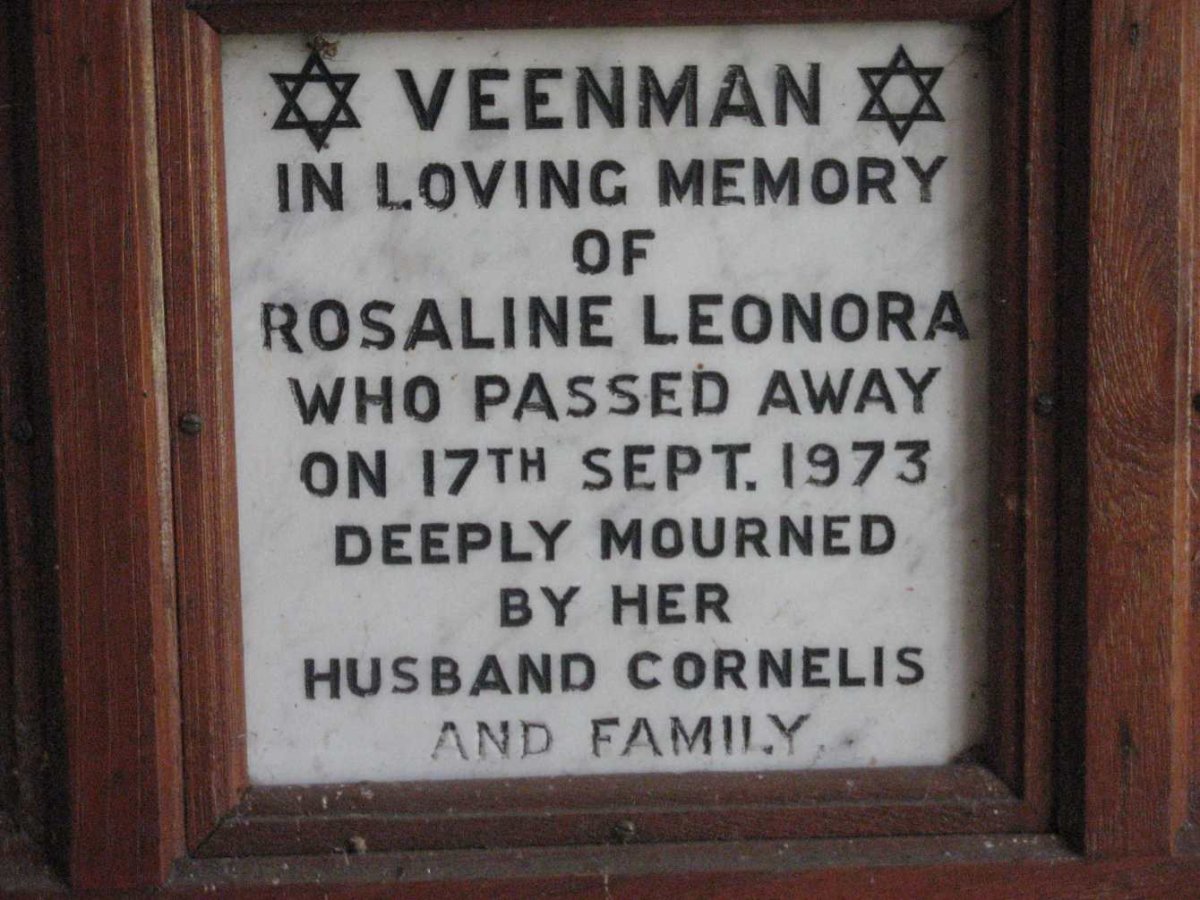 VEENMAN Rosaline Leonora -1973