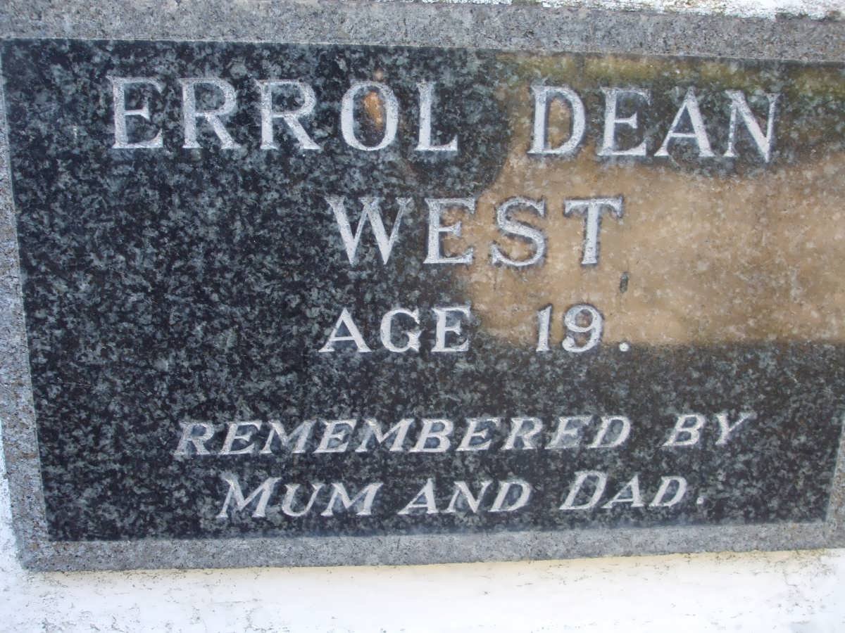 WEST Errol Dean
