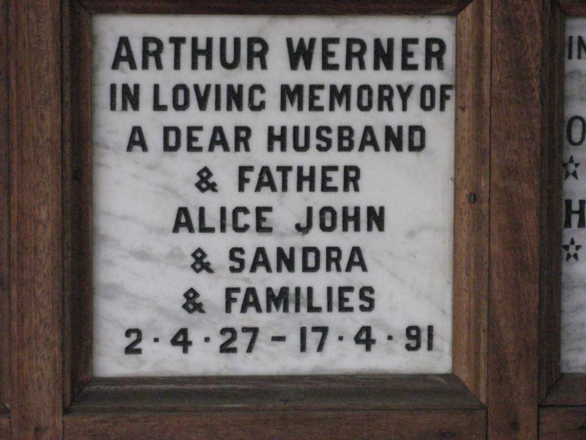 WERNER Arthur 1927-1991