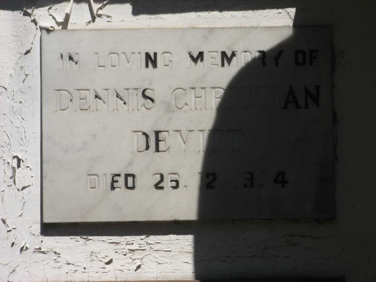 WITT Dennis Christian, de -1954
