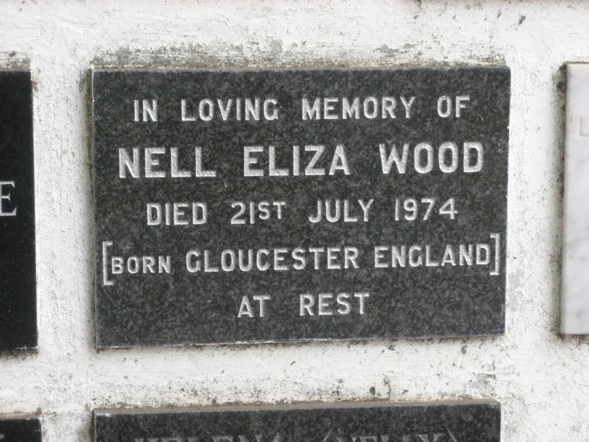 WOOD Nell Eliza -1974