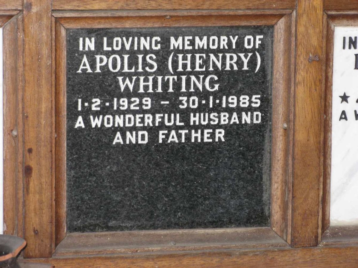 WHITING Apolis 1929-1985
