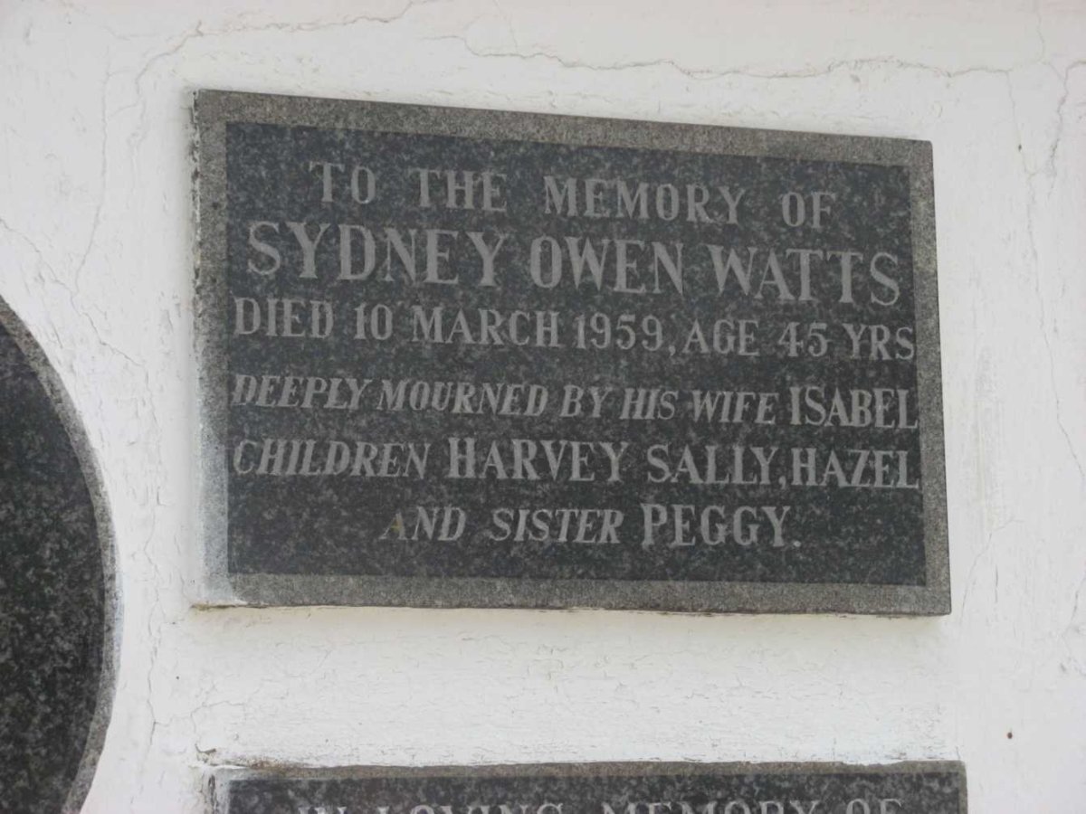 WATTS Sydney Owen -1959