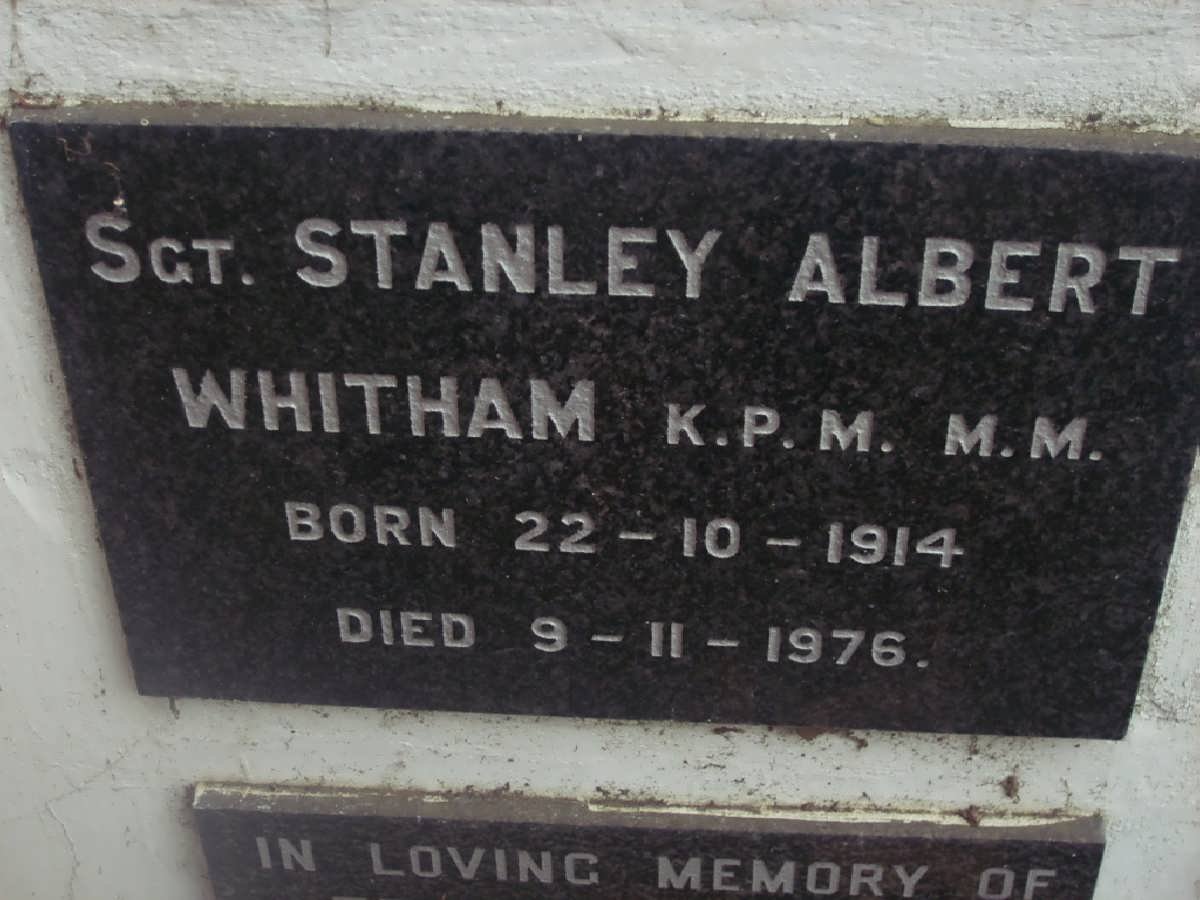 WHITHAM Stanley Albert 1914-1976