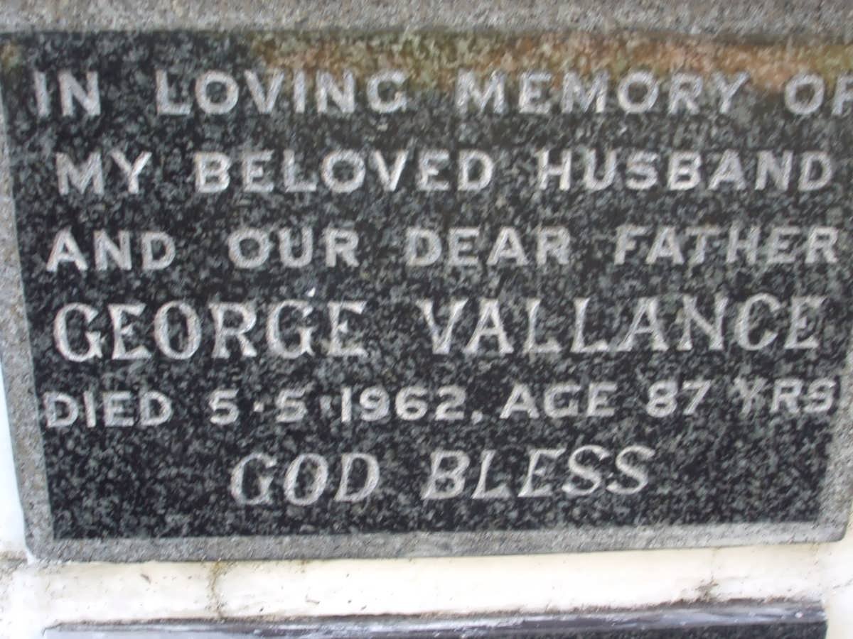 WALLANCE George -1962