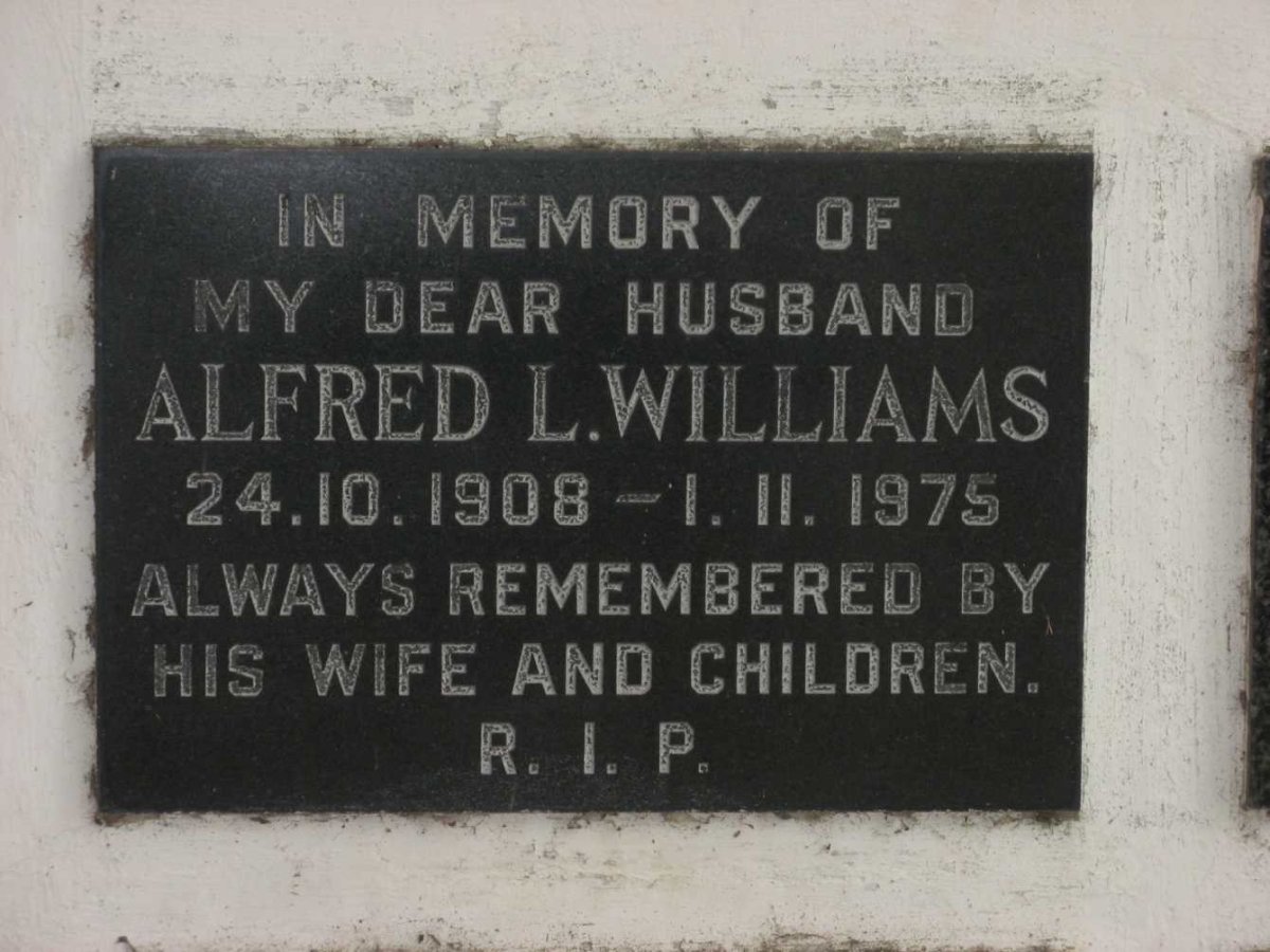 WILLIAMS Alfred L. 1908-1975