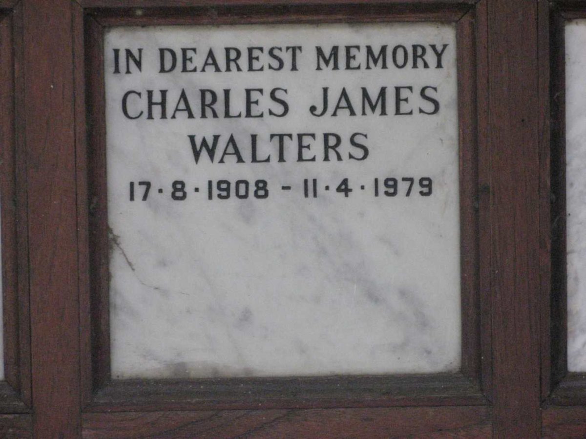 WALTERS Charles James 1908-1979