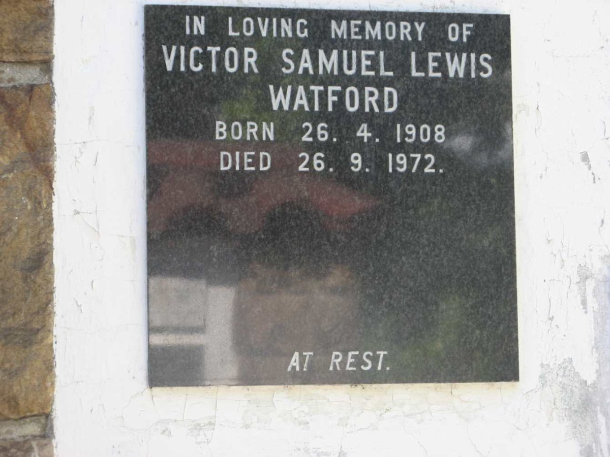WATFORD Victor Samuel Lewis 1908-1972