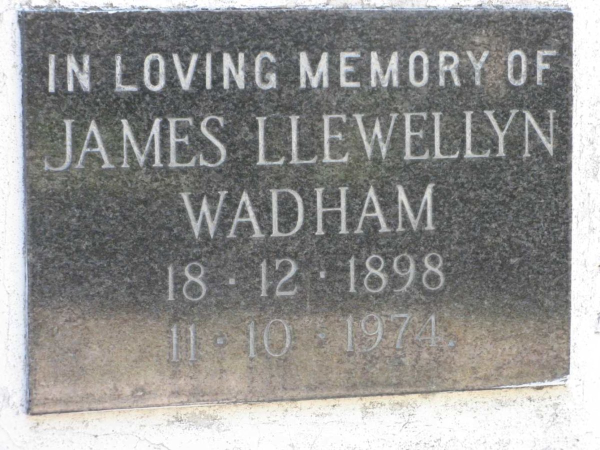 WADHAM James Llewellyn 1898-1974