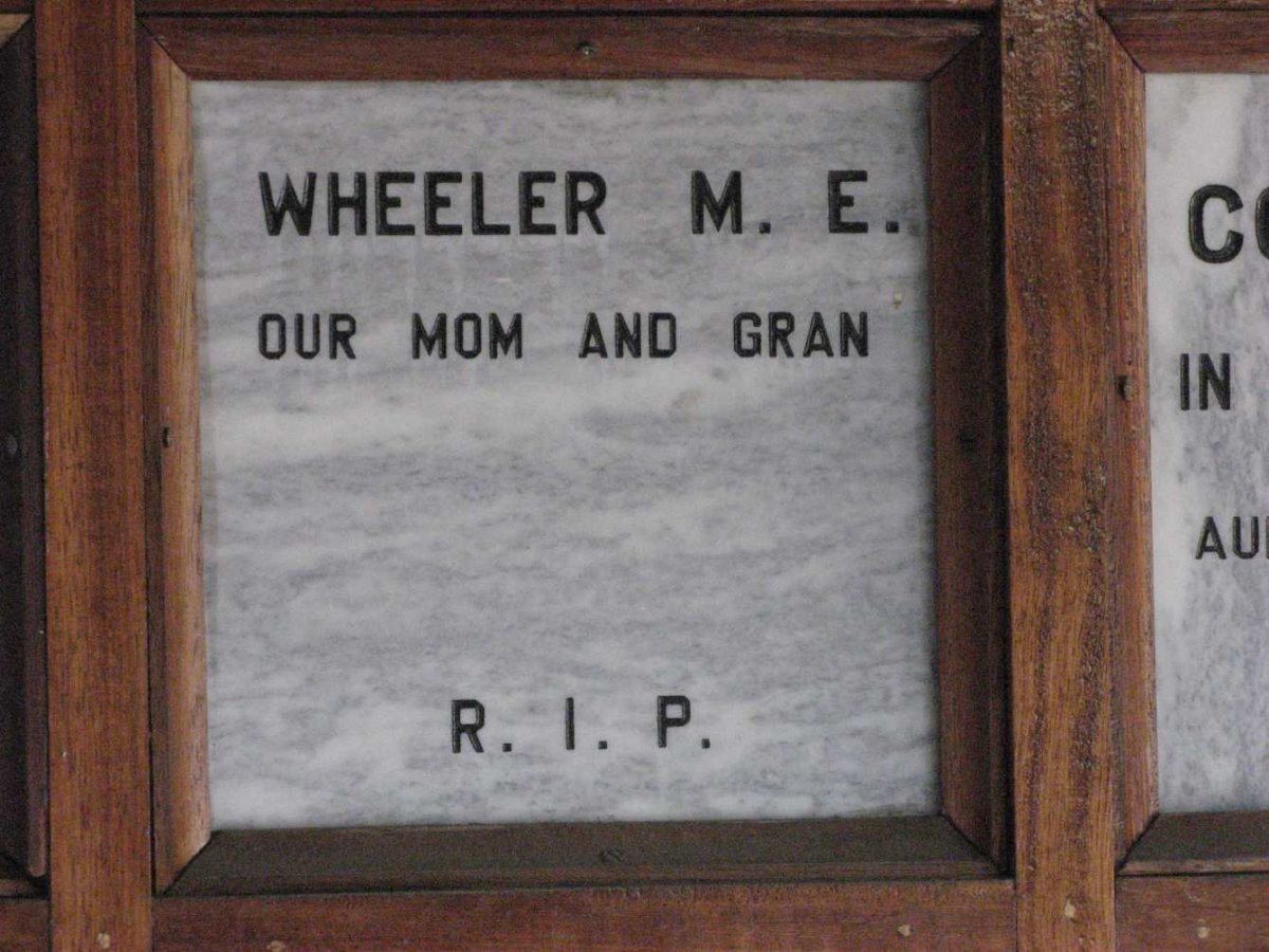 WHEELER M.E. 