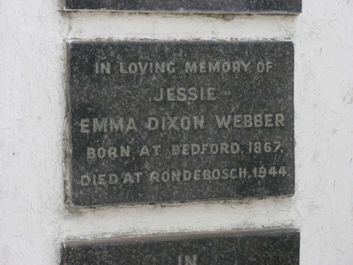 WEBBER Jessie Emma Dixon 1867-1944