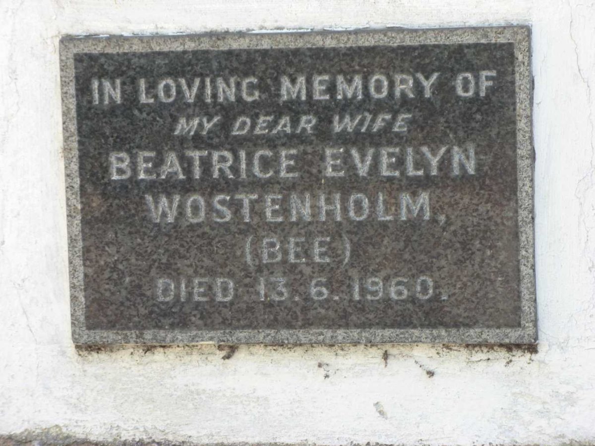 WOSTENHOLM Beatrice Evelyn -1960