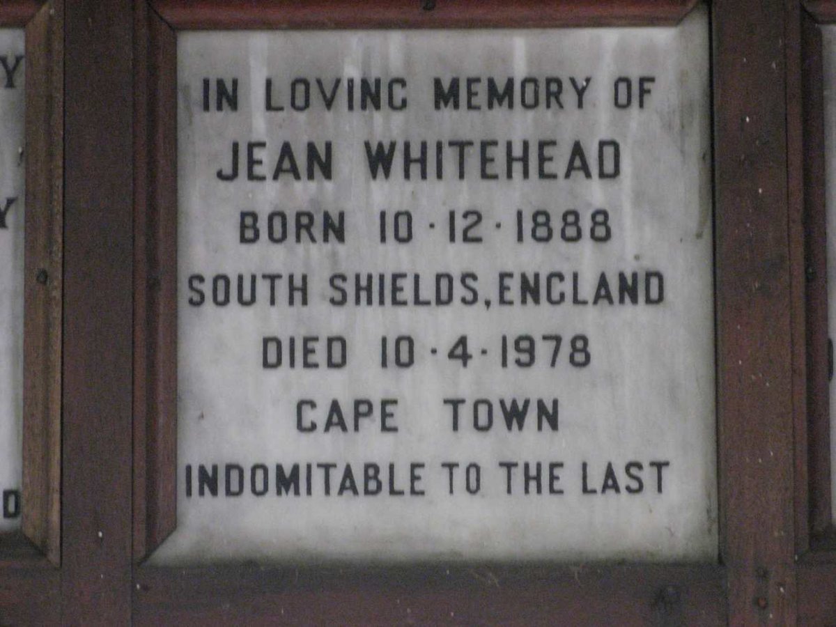 WHITEHEAD Jean 1888-1978