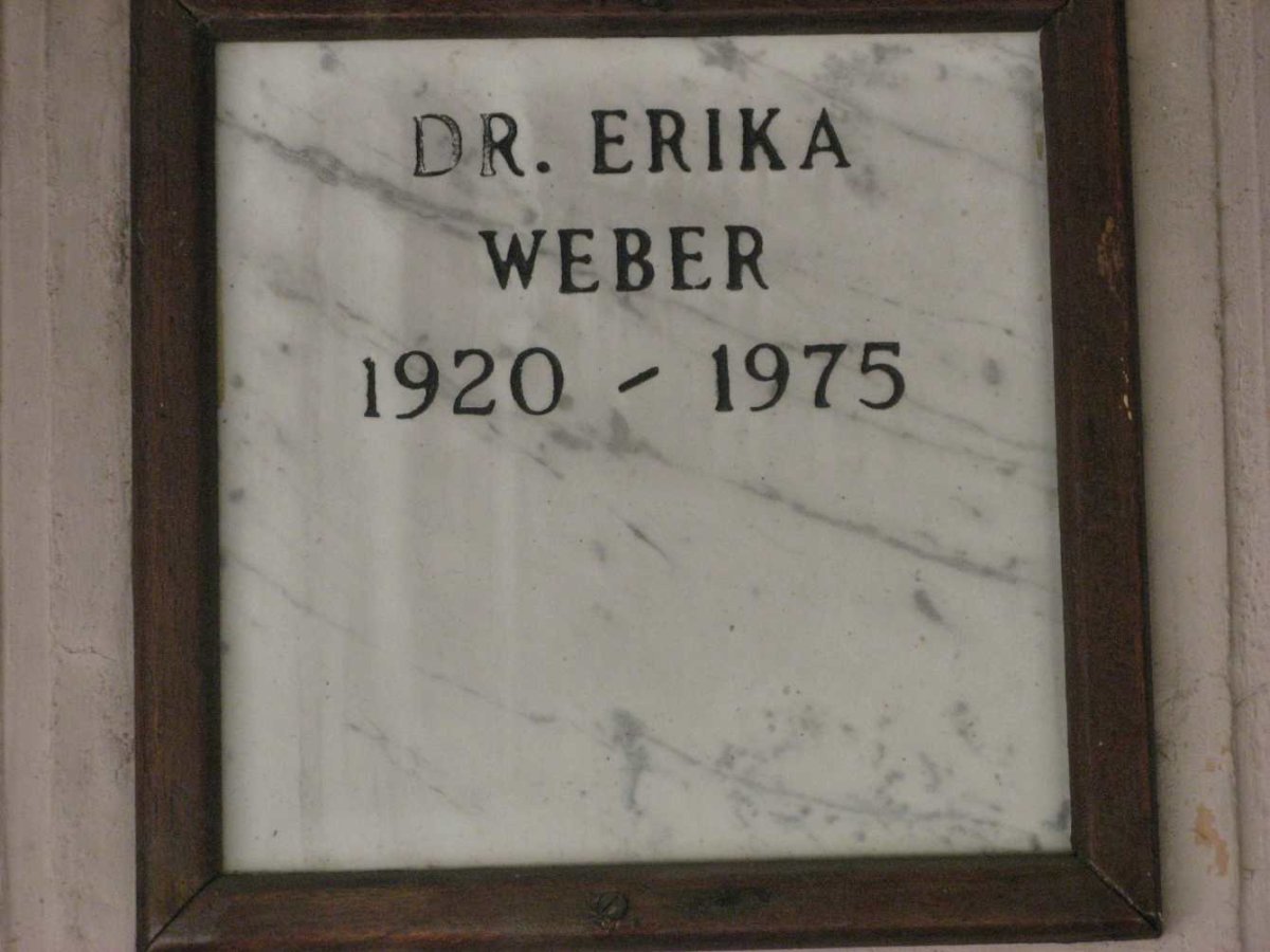 WEBER Erika 1920-1975