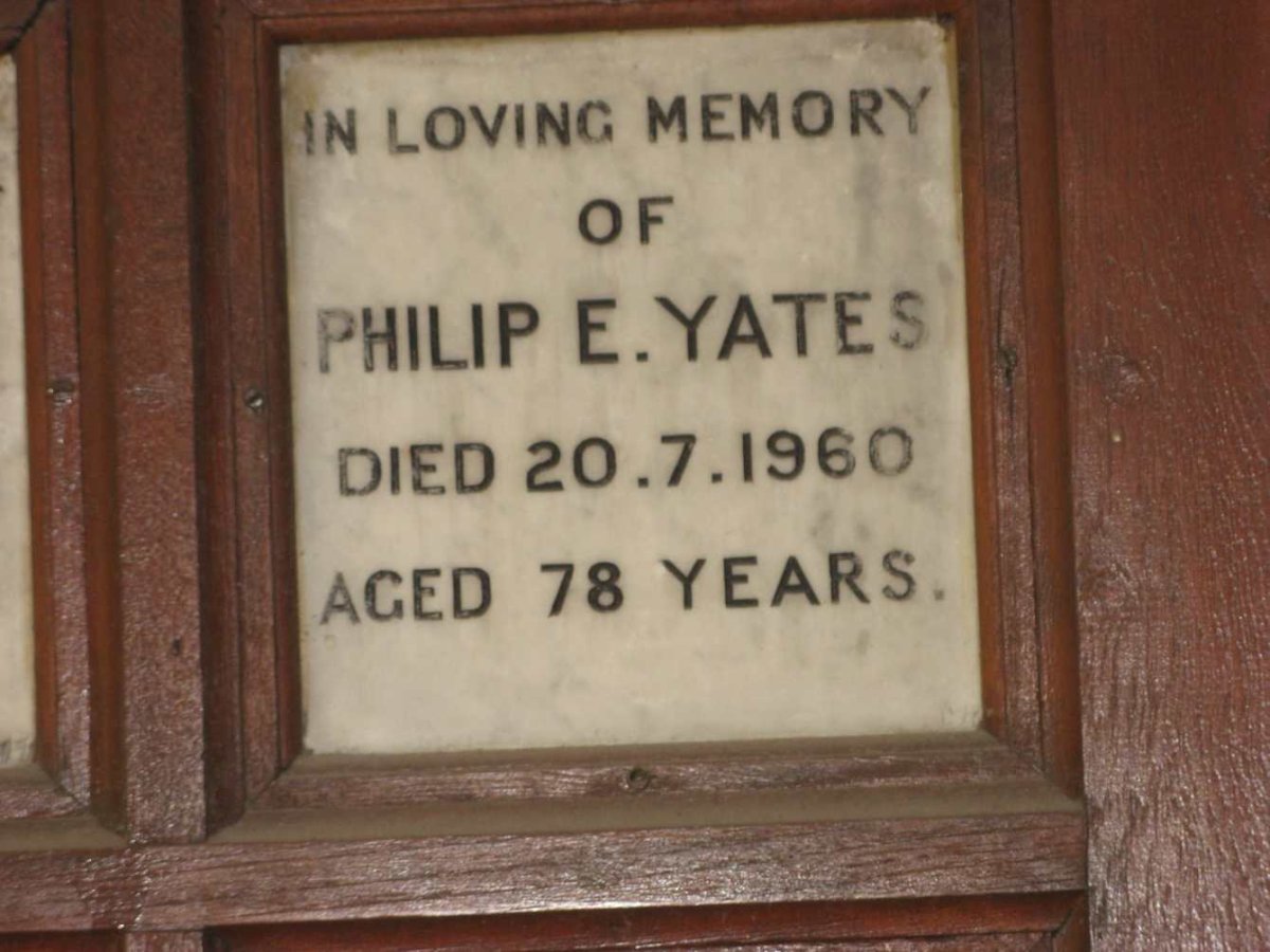 YATES Philip E. -1960