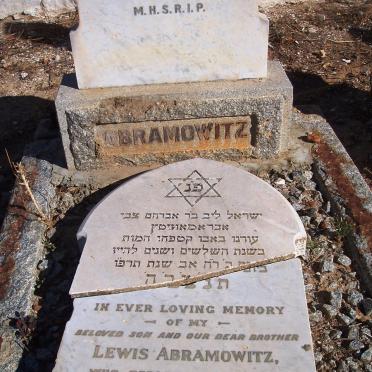 ABRAMOWITZ Lewis -1926