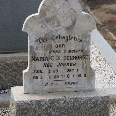 BADENHORST Maria C.B. nee JONKER 1852-1933