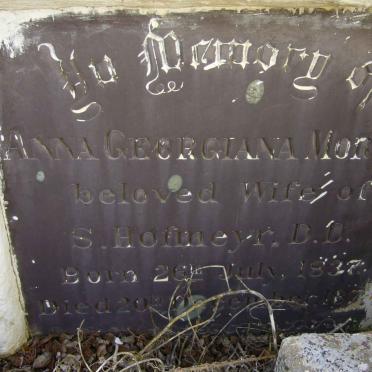 HOFMEYR  Anna Georgiana nee MORGAN 1837-1875