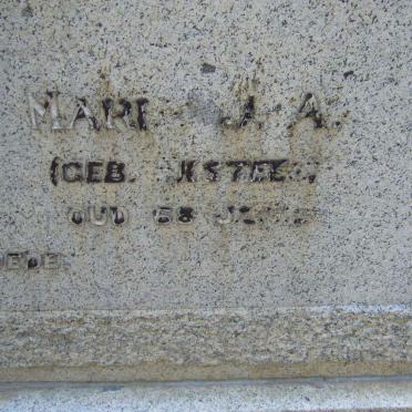 MALHERBE Maria J.A. nee EKSTEEN