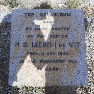 WIT M.C., de -1943