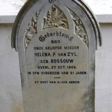 ZYL Helena P., van nee ROSSOUW -1908