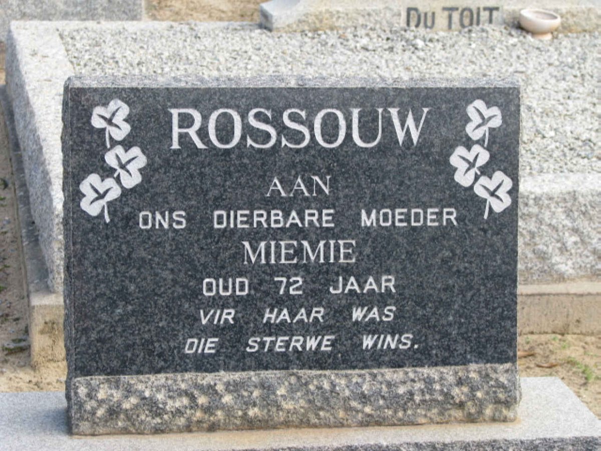 ROSSOUW Miemie