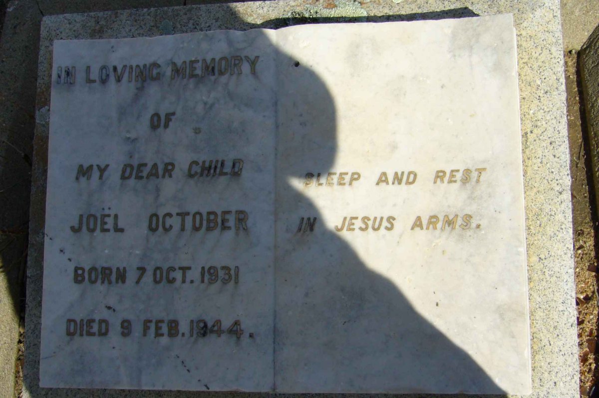 OCTOBER Joël 1931-1944