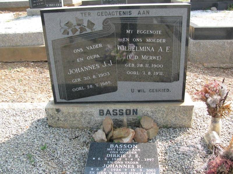 BASSON :: V.D. MERWE