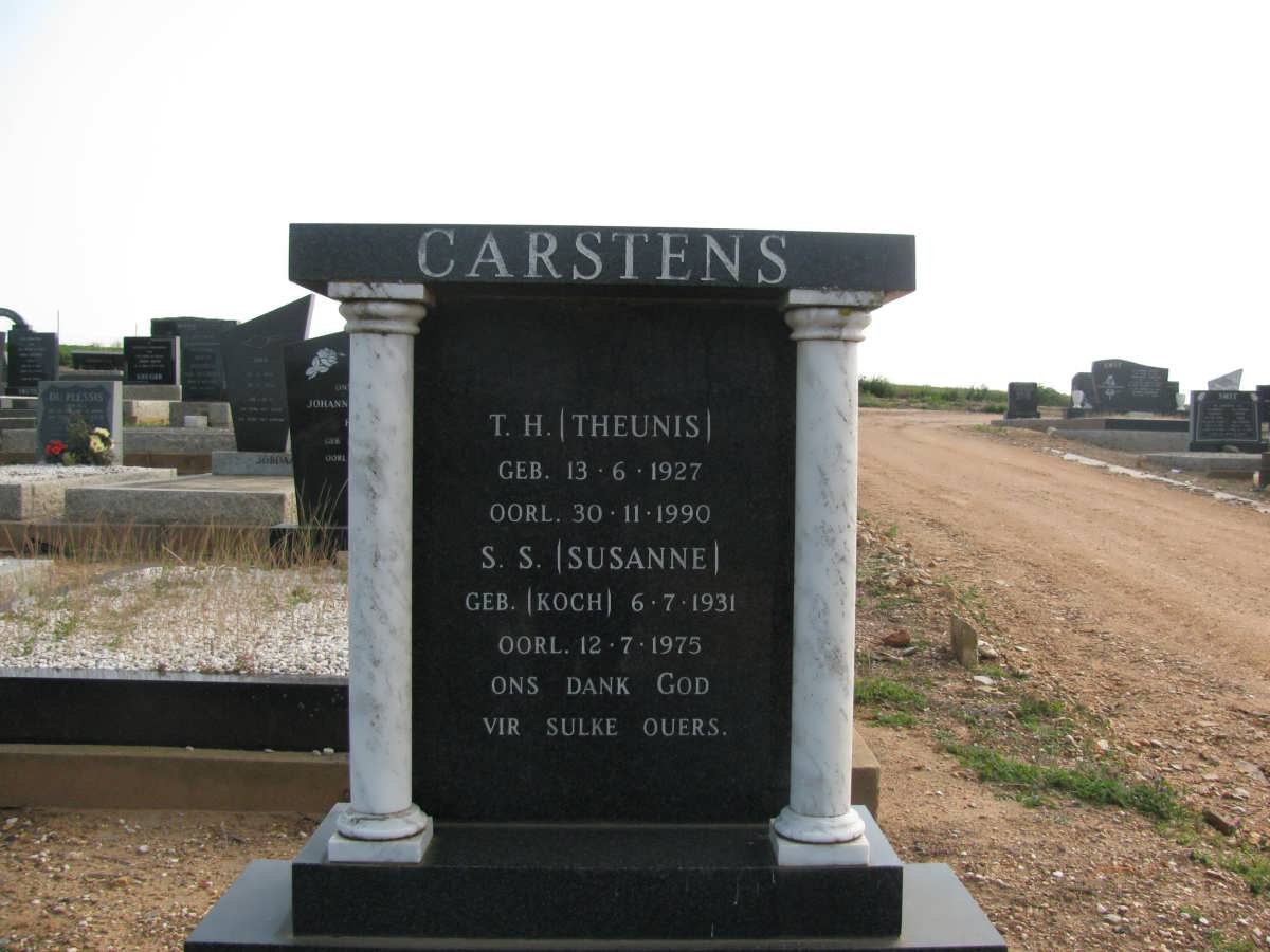 CARSTENS T.H. 1927-1990 &amp; S.S KOCH 1931-1975