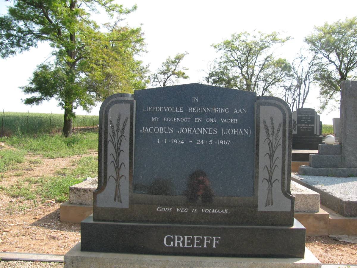 GREEFF Jacobus Johannes 1924-1967