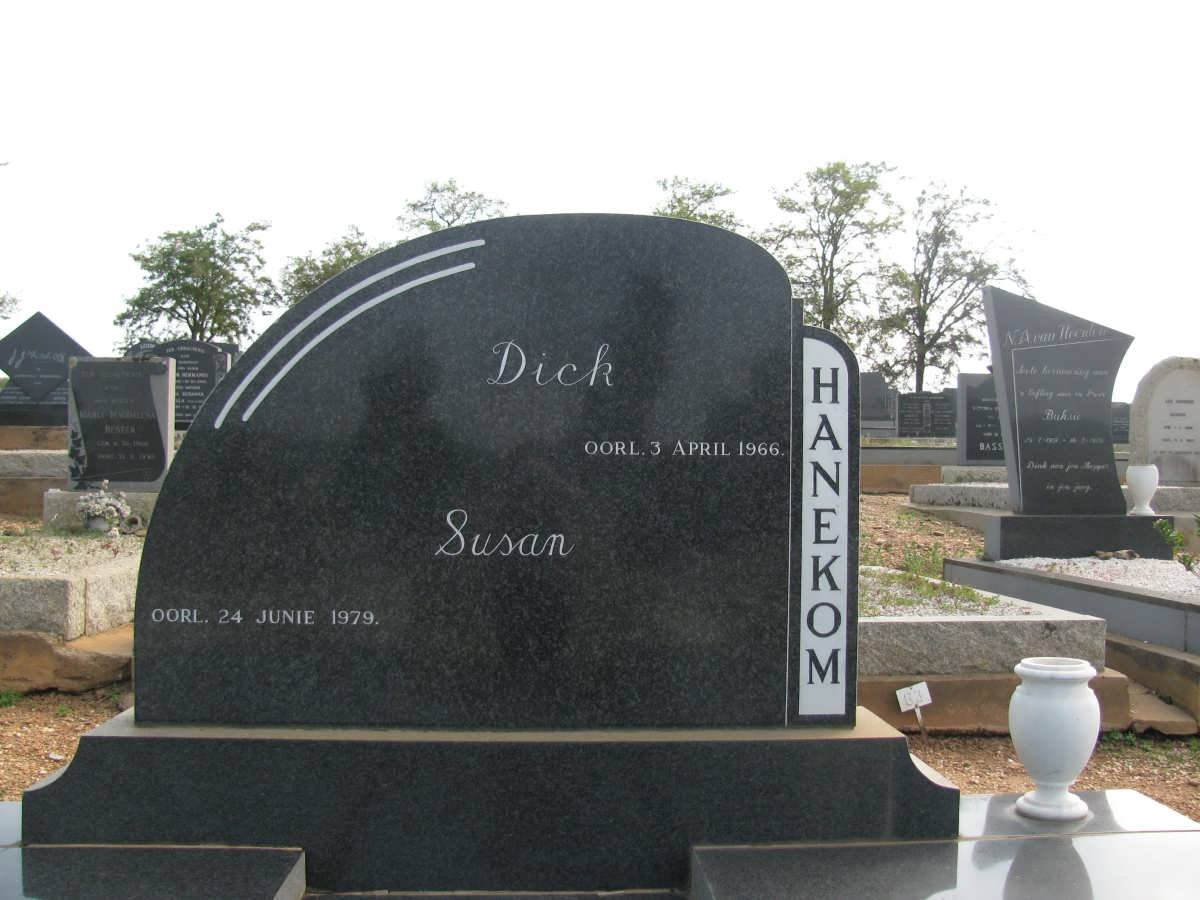 HANEKOM Dick -1966 &amp; Susan -1979